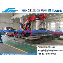 100t Hydraulic Outrigger Knuckle Boom Truck Mounted Crane